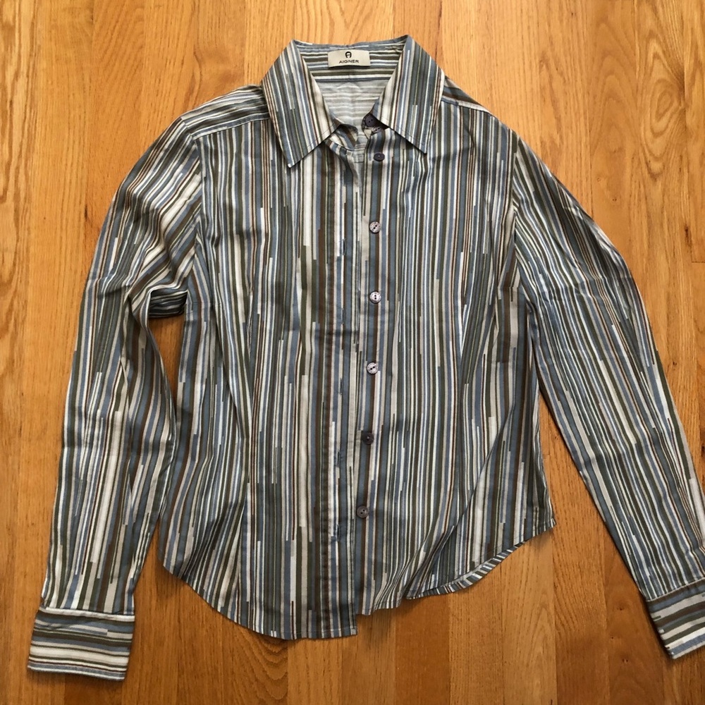 Aigner striped button down